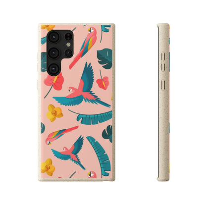 "Colorful Plumage"  Eco Biodegradable Phone Cases - iPhone and Galaxy