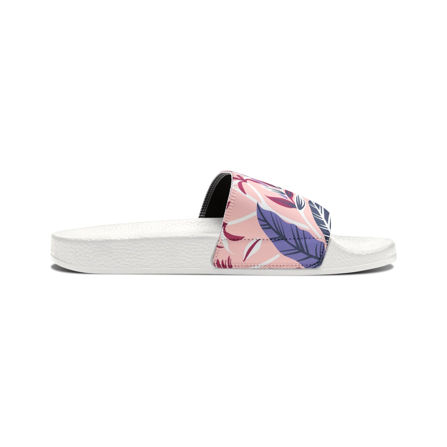 "Tropical Avian Whispers: Pink Paradise" Women's Beach Sandals