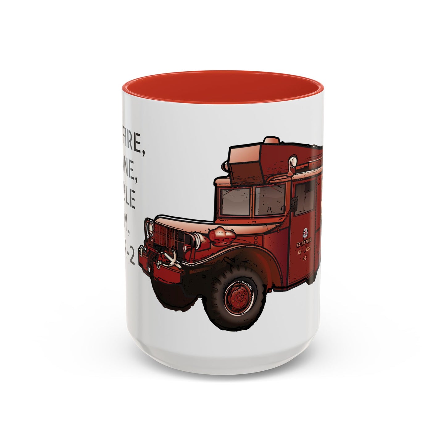 R-2 Crash Fire Rescue Coffee Mug by Island Vibes For Life