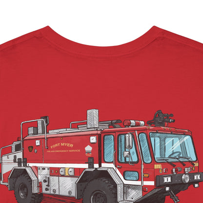E-One Titan Foam 161 9-11 Pentagon Truck Fundraiser Tee by Island Vibes For Life
