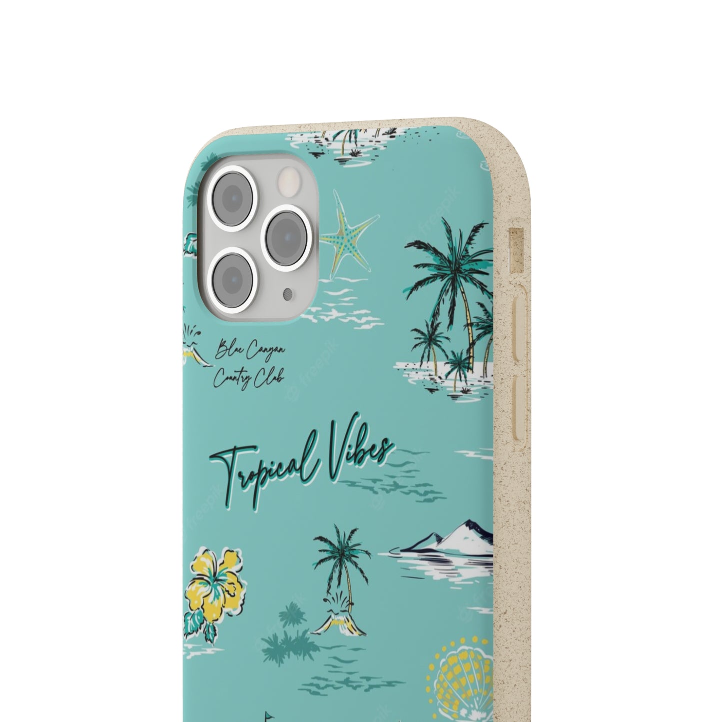 "Tropical Vibes" Eco Biodegradable Phone Cases - iPhone and Galaxy