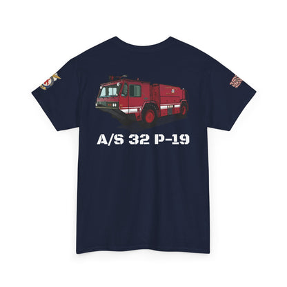 A/S 32 P-19 ARFF Truck Fundraiser Tee by Island Vibes For Life