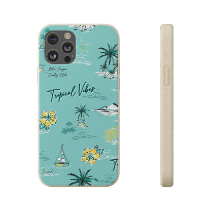 "Tropical Vibes" Eco Biodegradable Phone Cases - iPhone and Galaxy