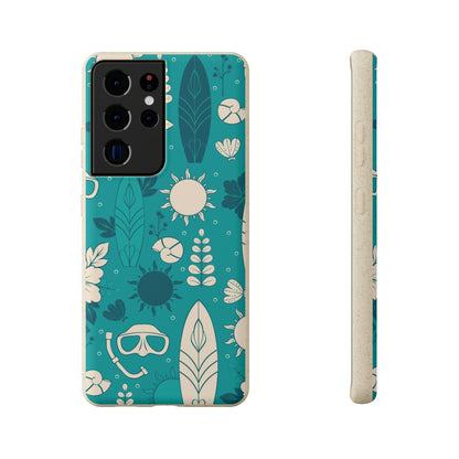 "Surf's Up, Dive Down" Eco Biodegradable Cases - iPhone and Galaxy