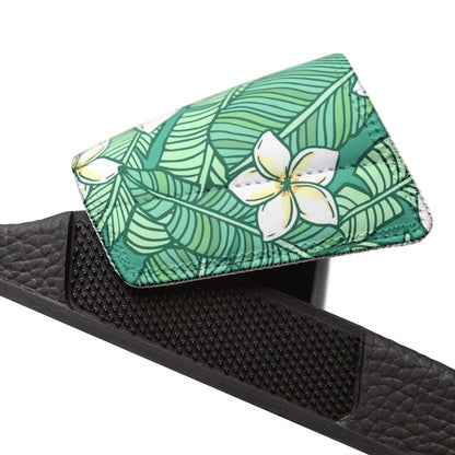 "Jasmine Palm Paradise" Men's Beach Sandals