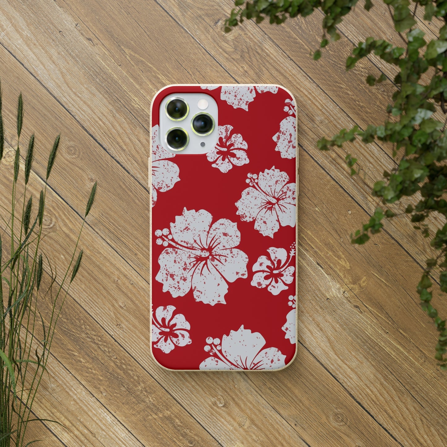 "Hibiscus Hues" Eco Biodegradable Phone Cases - iPhone and Galaxy