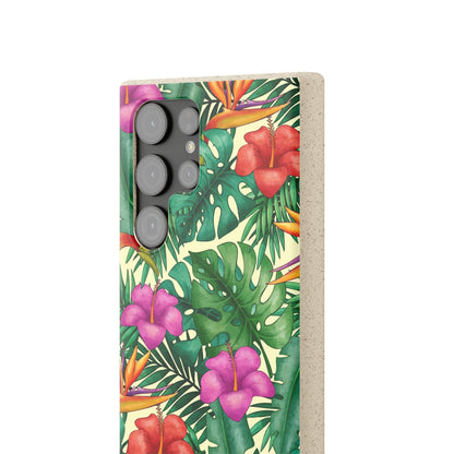 "Bird of Paradise Delight"  Eco Biodegradable Phone Cases - iPhone and Galaxy