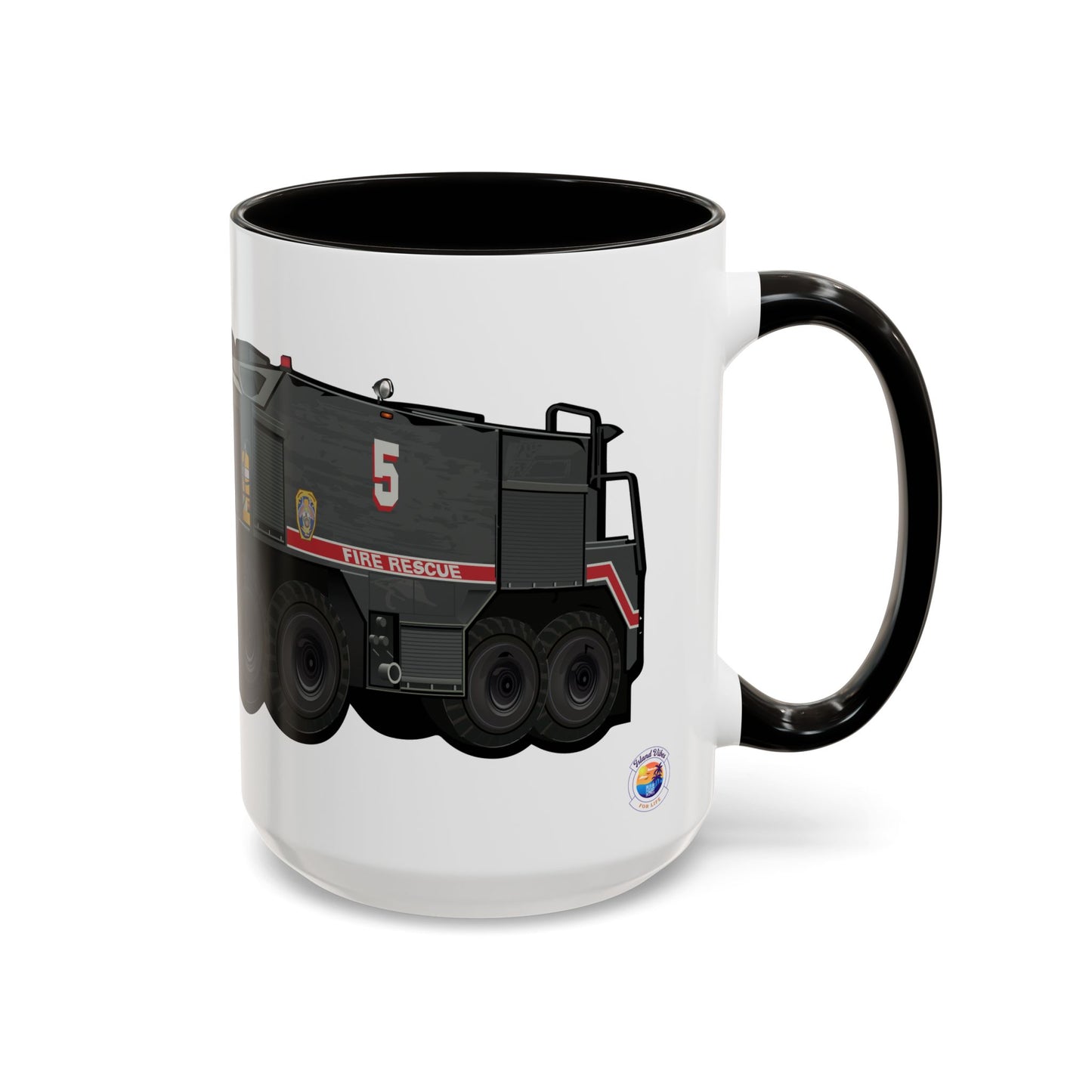 A/S 32 P-23 “Drive It Till the Wheels Fall Off” Crash Fire Rescue Coffee Mug by Island Vibes For Life