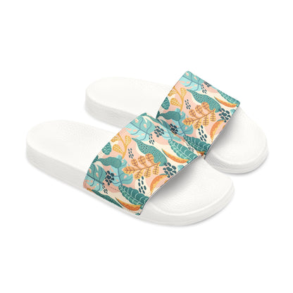 "Earthy Tropics Reverie" Men's Beach Sandals