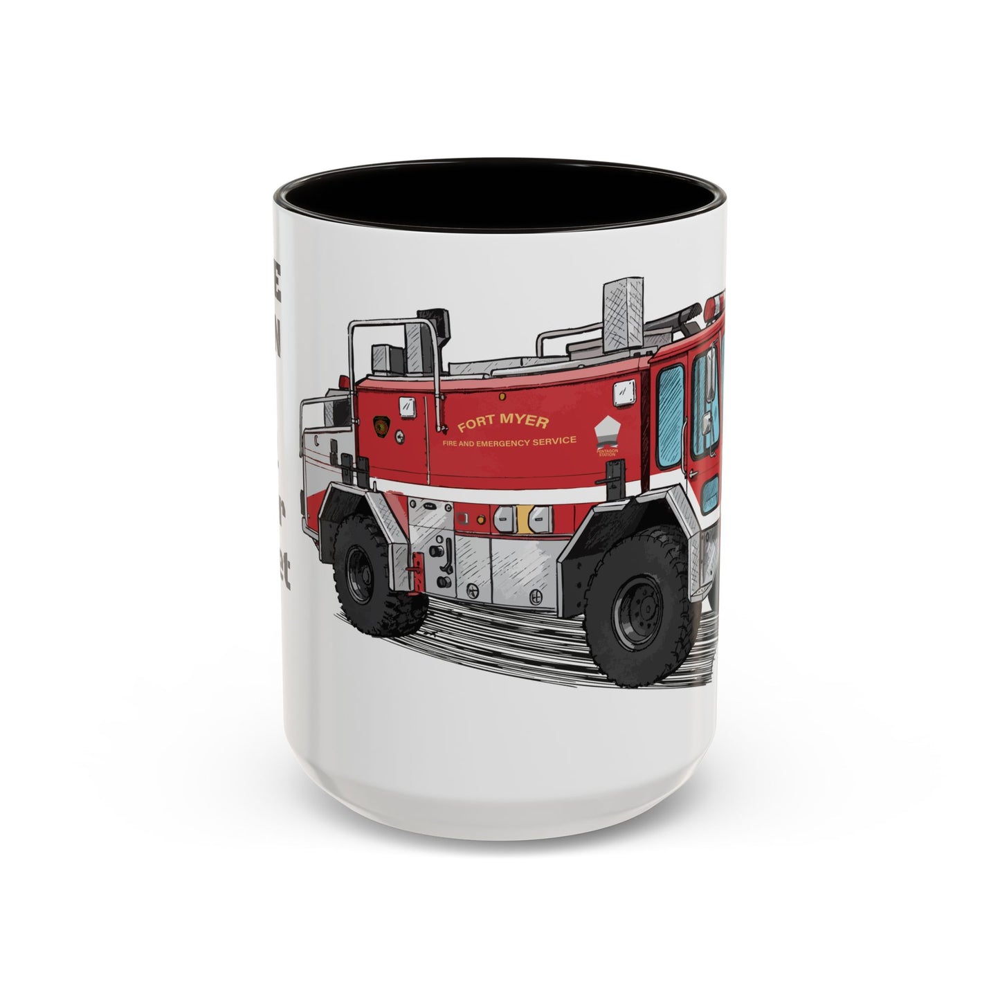 E-One Titan Foam 161 CFR Truck Fundraiser Coffee Mug by Island Vibes For Life