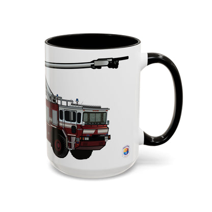 Oshkosh T-3000 Crash Fire Rescue Coffee Mug by Island Vibes For Life