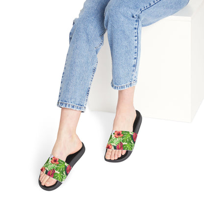 "Jungle Odyssey Hues: Beach Vibes" Women's Beach Sandals