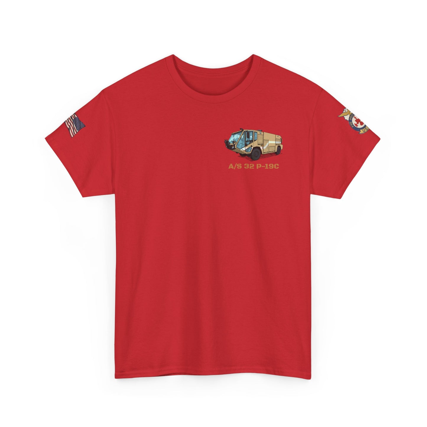 A/S 32 P-19C ARFF Truck Fundraiser Tee by Island Vibes For Life