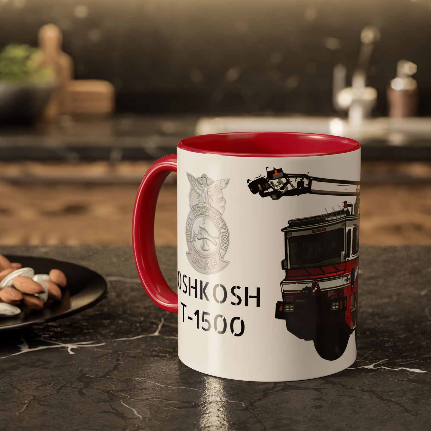 Oshkosh T-1500 “Air Guard Snozzle” Coffee Mug by Island Vibes For Life