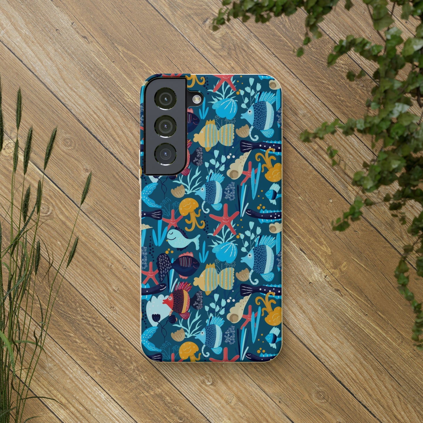 "Aqua Wonderland" Eco Biodegradable Cases - iPhone and Galaxy