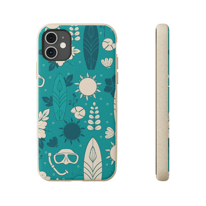 "Surf's Up, Dive Down" Eco Biodegradable Cases - iPhone and Galaxy