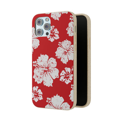 "Hibiscus Hues" Eco Biodegradable Phone Cases - iPhone and Galaxy