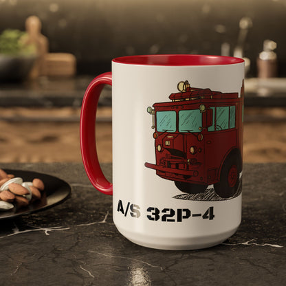 A/S 32 P-4 CFR Truck Fundraiser Coffee Mug by Island Vibes For Life