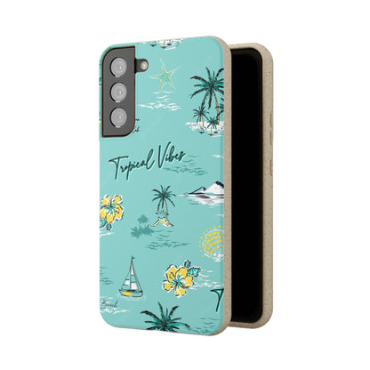 "Tropical Vibes" Eco Biodegradable Phone Cases - iPhone and Galaxy