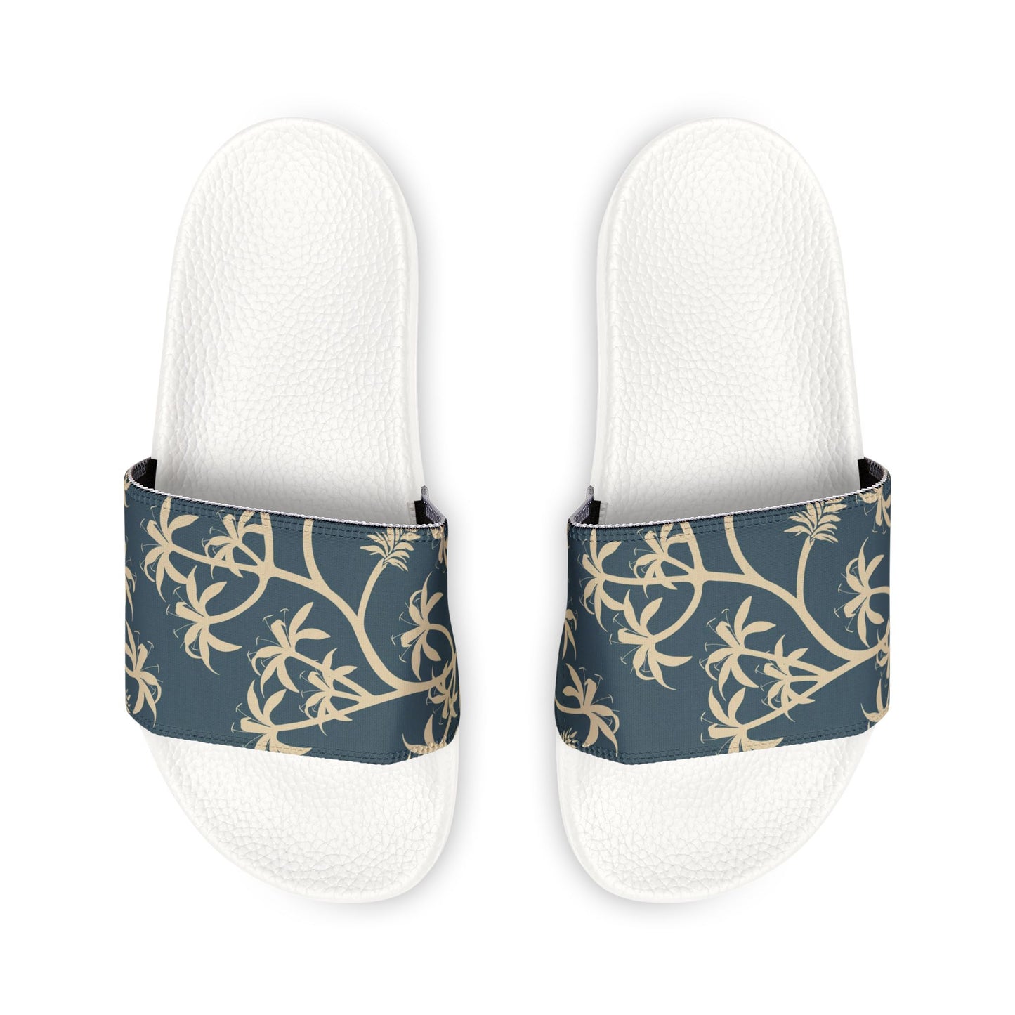 "Earthy Bluescape Oasis" Women's Beach Sandals