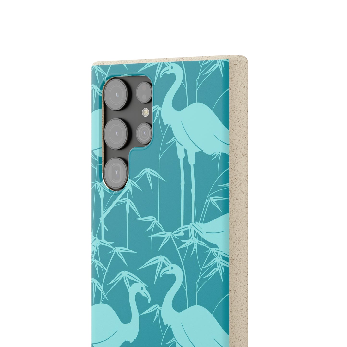 "Egrets in Teal" Eco Biodegradable Cases - iPhone and Galaxy