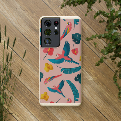 "Colorful Plumage"  Eco Biodegradable Phone Cases - iPhone and Galaxy