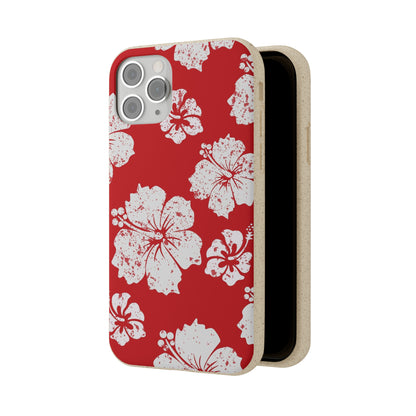 "Hibiscus Hues" Eco Biodegradable Phone Cases - iPhone and Galaxy