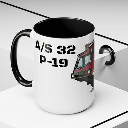 A/S 32 P-19 CFR Truck Fundraiser Coffee Mug by Island Vibes For Life