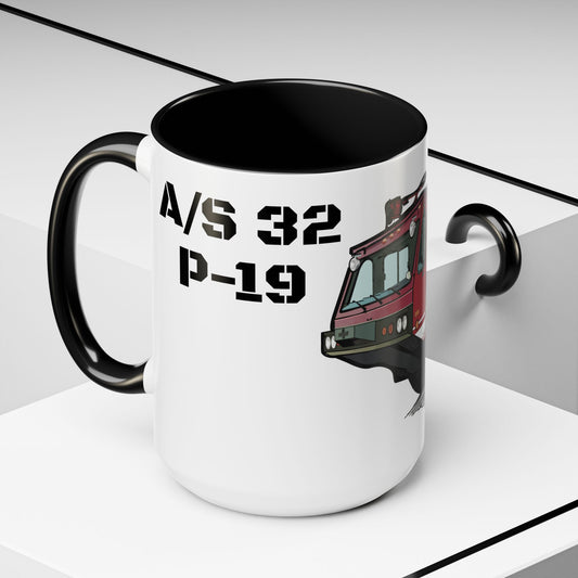 A/S 32 P-19 CFR Truck Fundraiser Coffee Mug by Island Vibes For Life