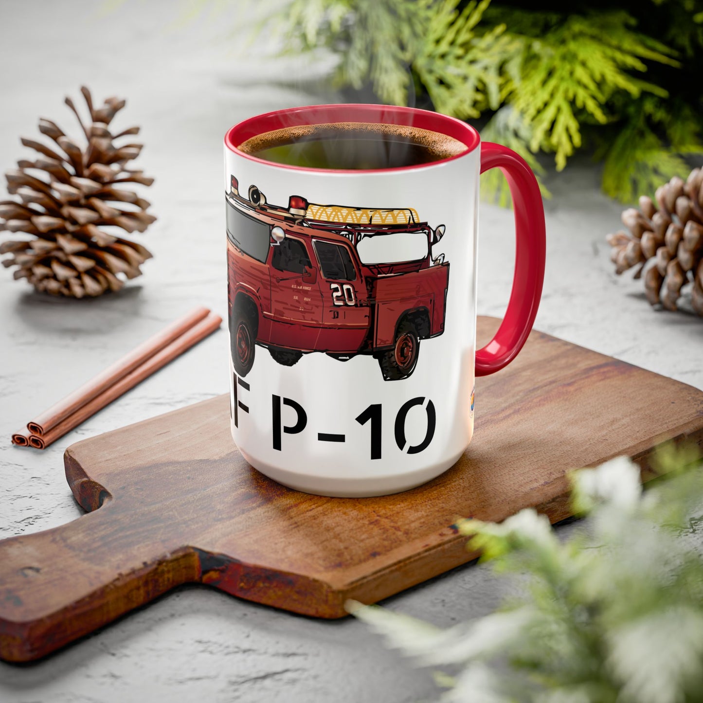 P-10 Crash Fire Rescue Coffee Mug by Island Vibes For Life
