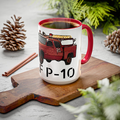 P-10 Crash Fire Rescue Coffee Mug by Island Vibes For Life