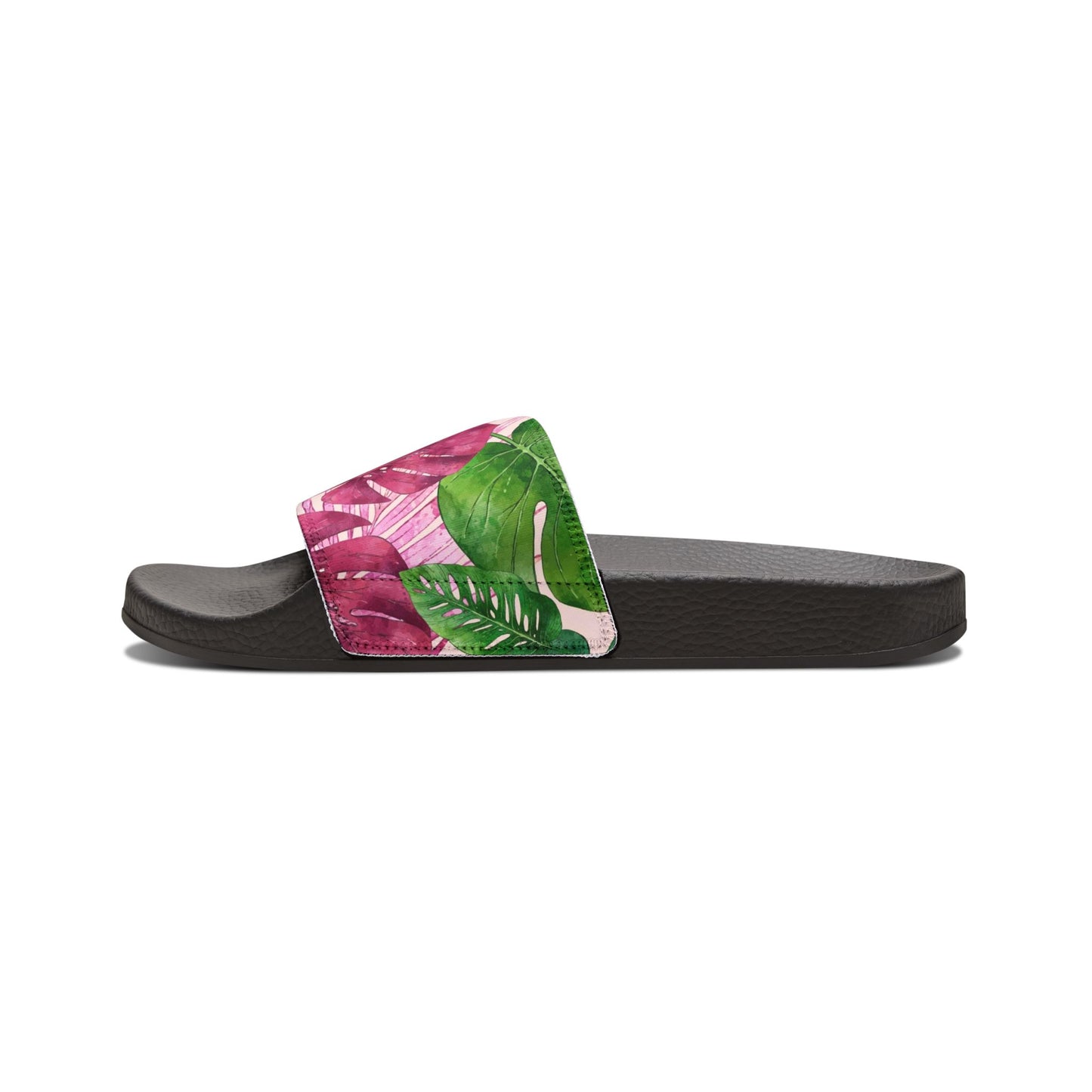 "Jungle Whispers: Coral Serenade" Women's Beach Sandals