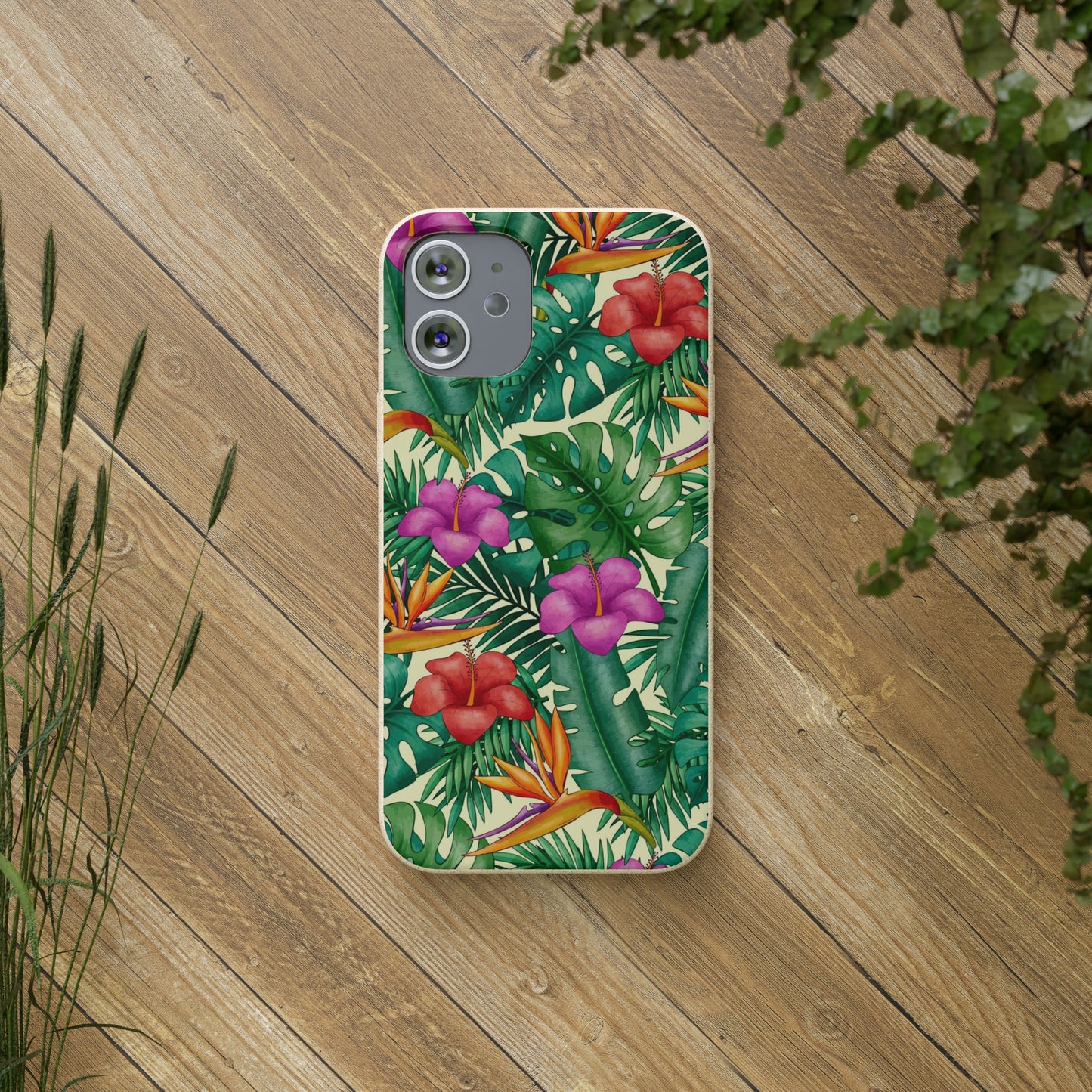 "Bird of Paradise Delight"  Eco Biodegradable Phone Cases - iPhone and Galaxy