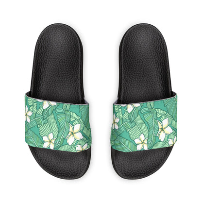 "Jasmine Palm Paradise" Men's Beach Sandals