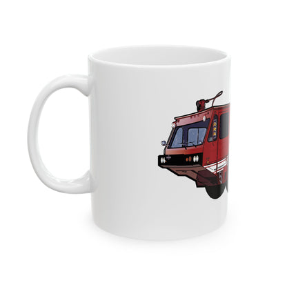 Chanute Era Crash Truck 3 Ceramic Mug, (11oz, 15oz)