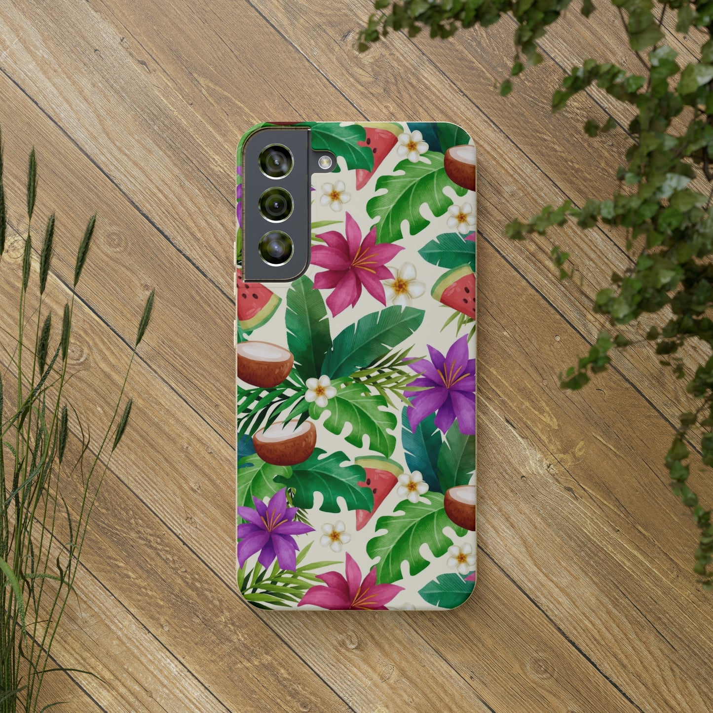 "Exotic Fruit Blossom" Eco Biodegradable Cases - iPhone and Galaxy