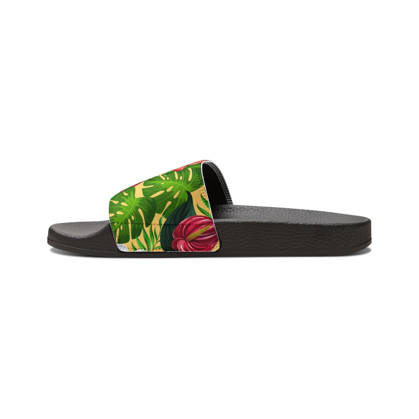 "Jungle Odyssey Hues: Golden Sun" Women's Beach Sandals