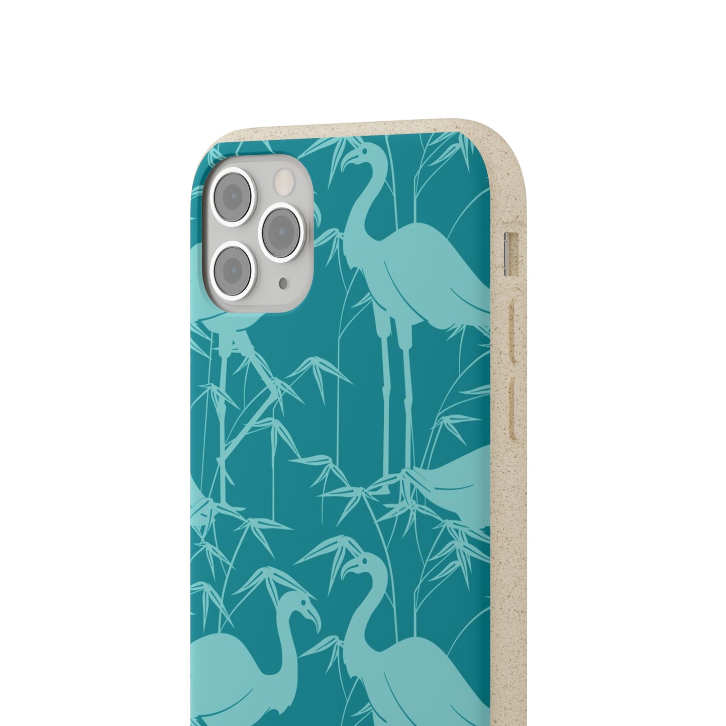 "Egrets in Teal" Eco Biodegradable Cases - iPhone and Galaxy