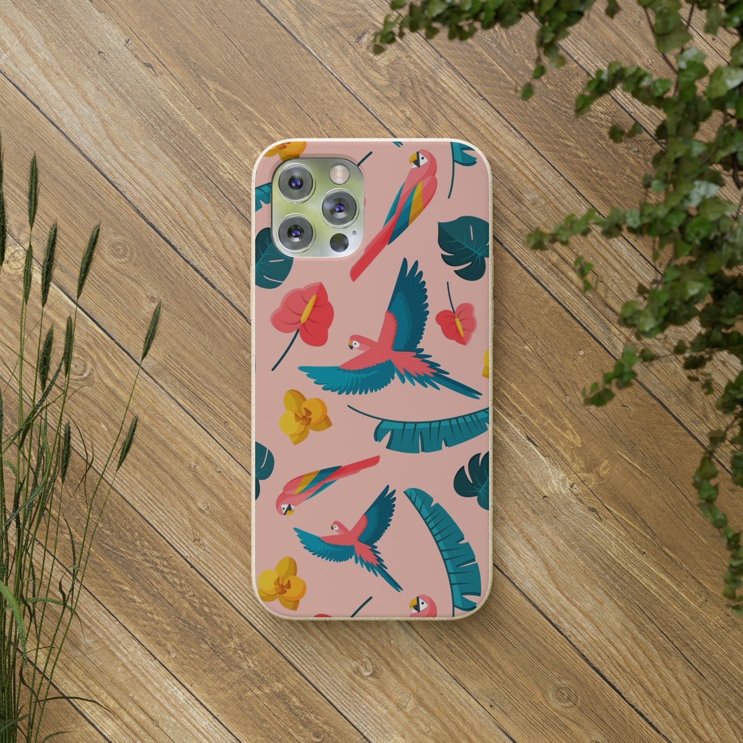 "Colorful Plumage"  Eco Biodegradable Phone Cases - iPhone and Galaxy