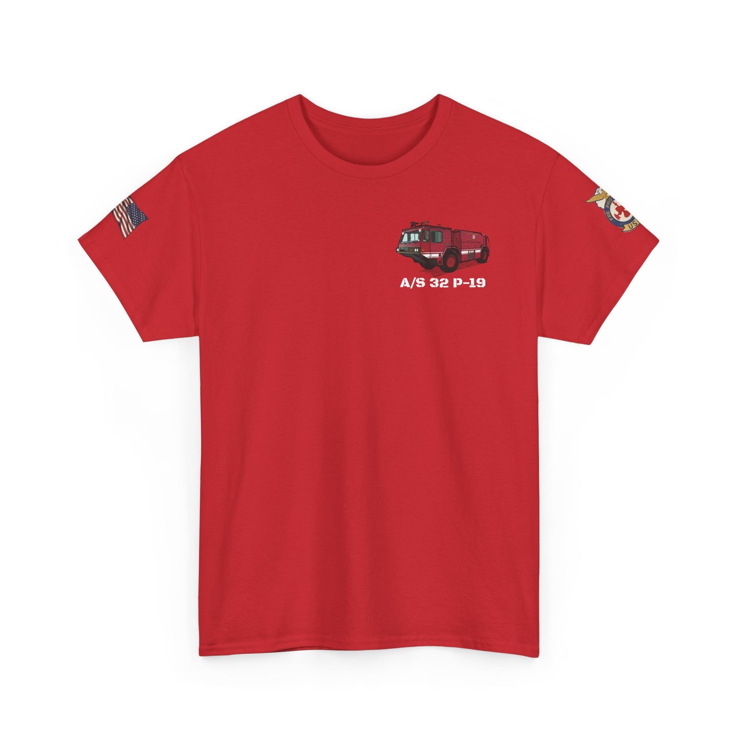 A/S 32 P-19 ARFF Truck Fundraiser Tee by Island Vibes For Life