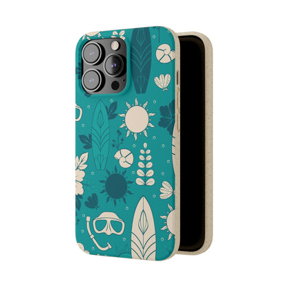 "Surf's Up, Dive Down" Eco Biodegradable Cases - iPhone and Galaxy