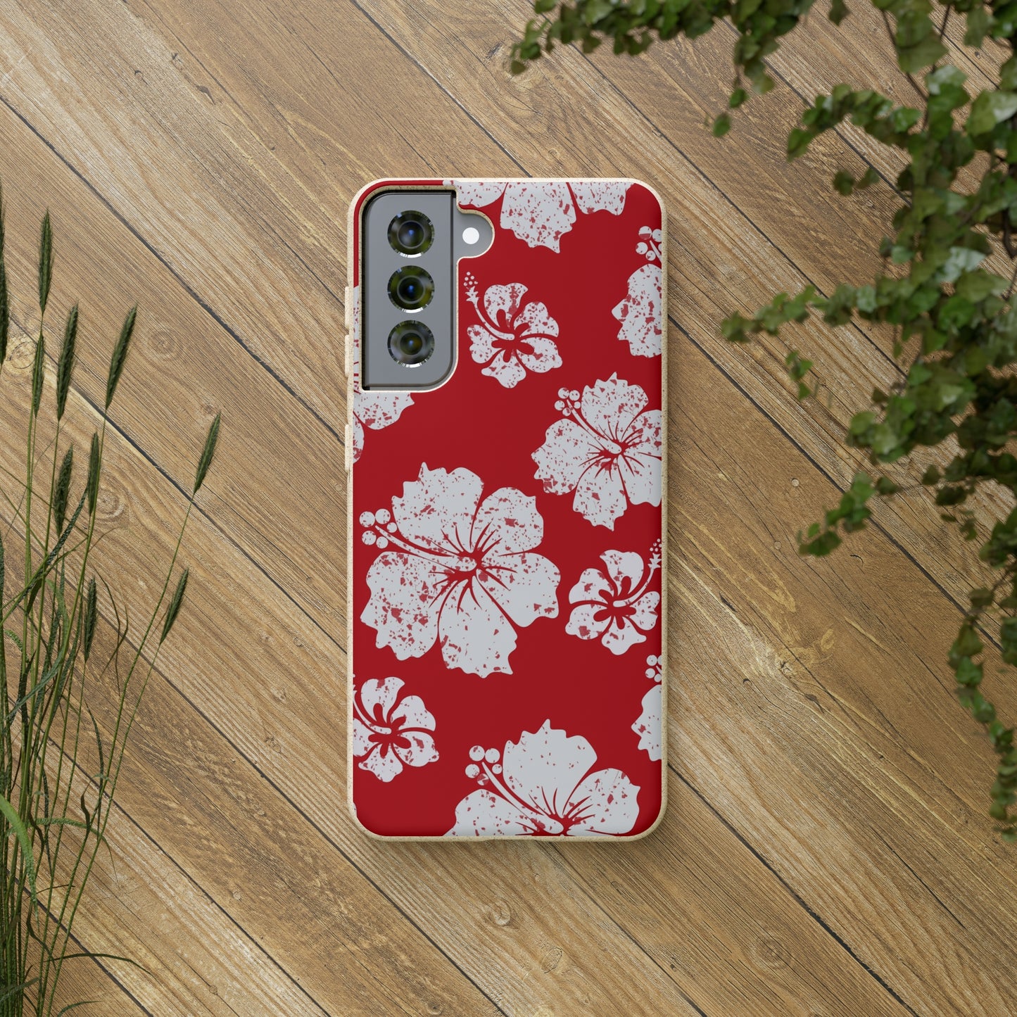 "Hibiscus Hues" Eco Biodegradable Phone Cases - iPhone and Galaxy