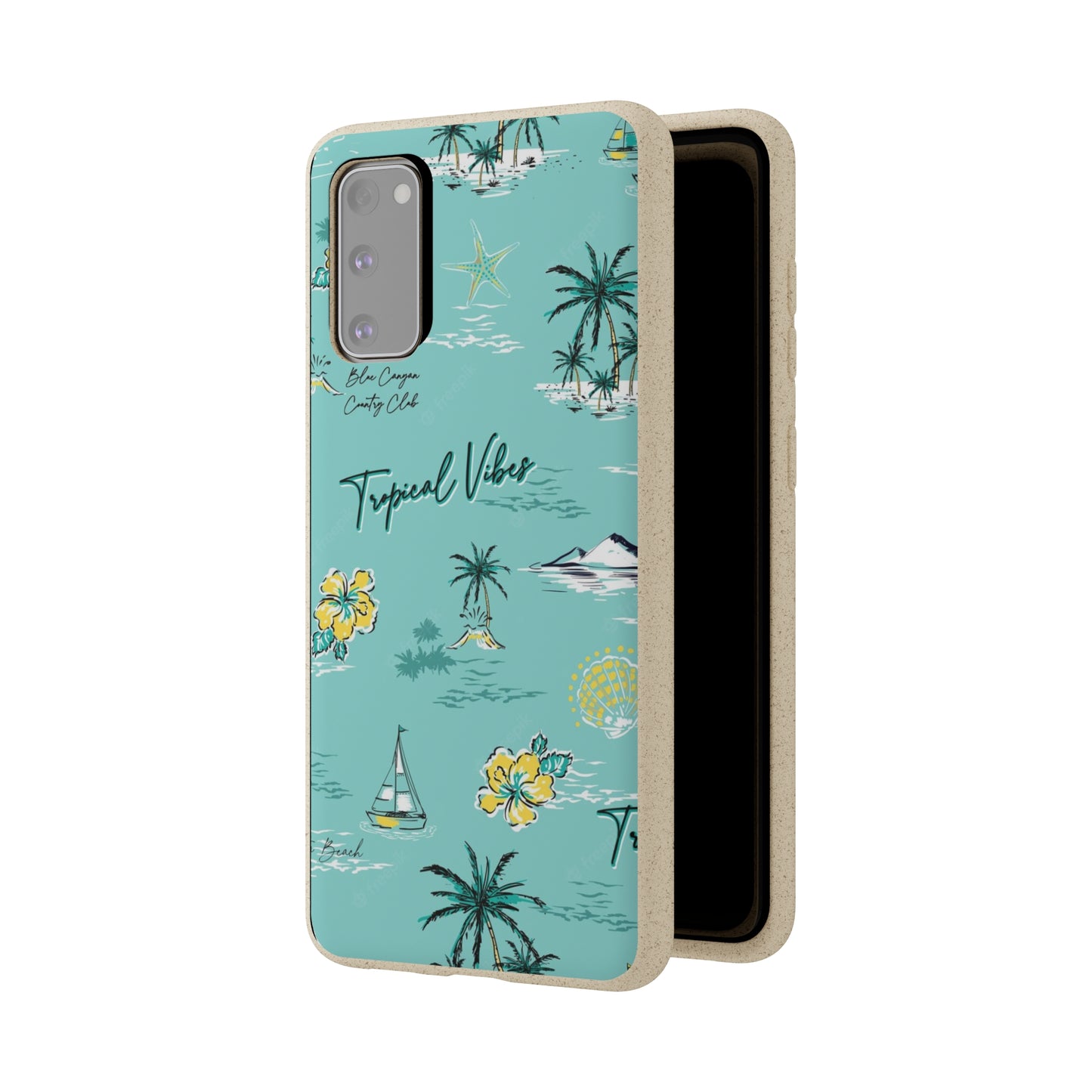 "Tropical Vibes" Eco Biodegradable Phone Cases - iPhone and Galaxy