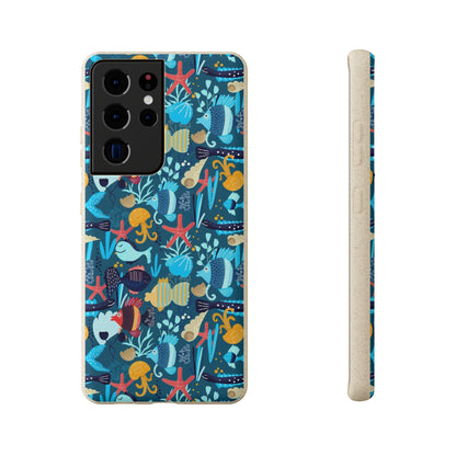 "Aqua Wonderland" Eco Biodegradable Cases - iPhone and Galaxy