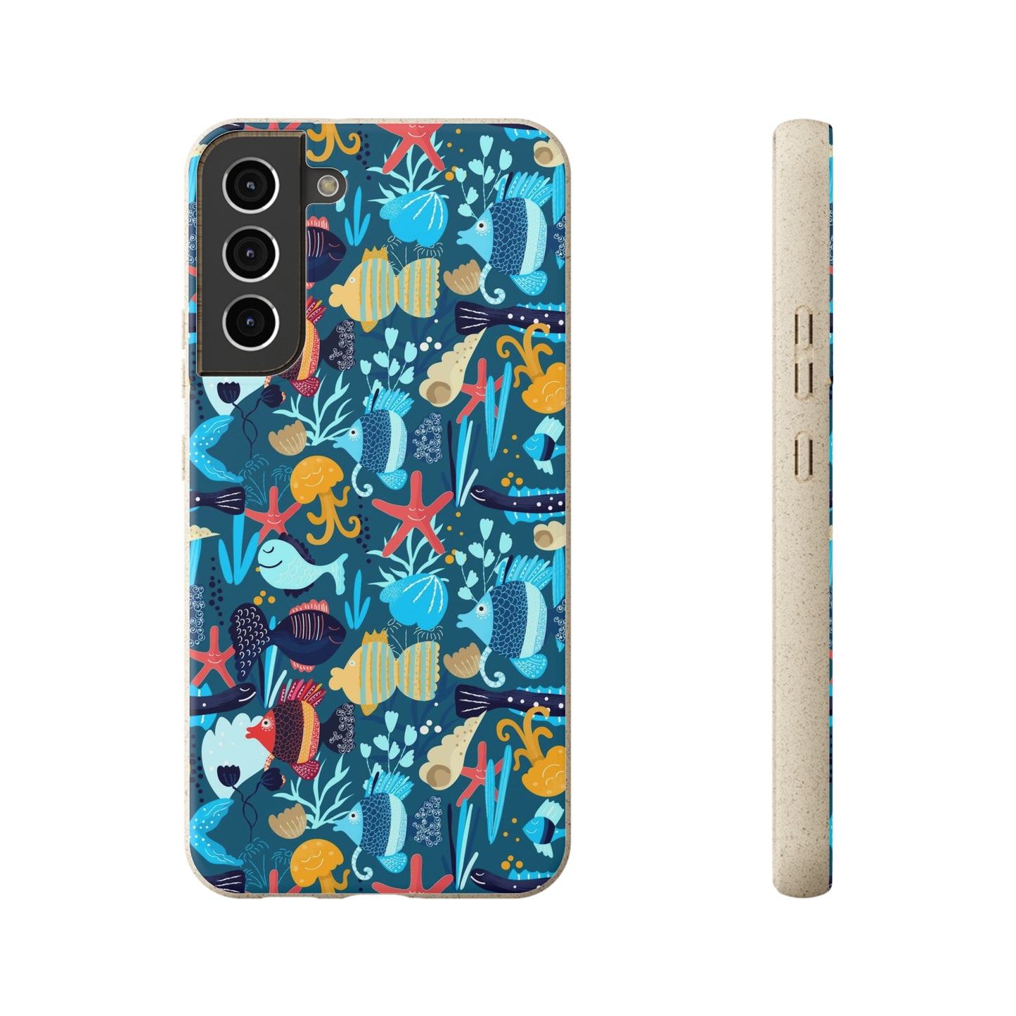 "Aqua Wonderland" Eco Biodegradable Cases - iPhone and Galaxy