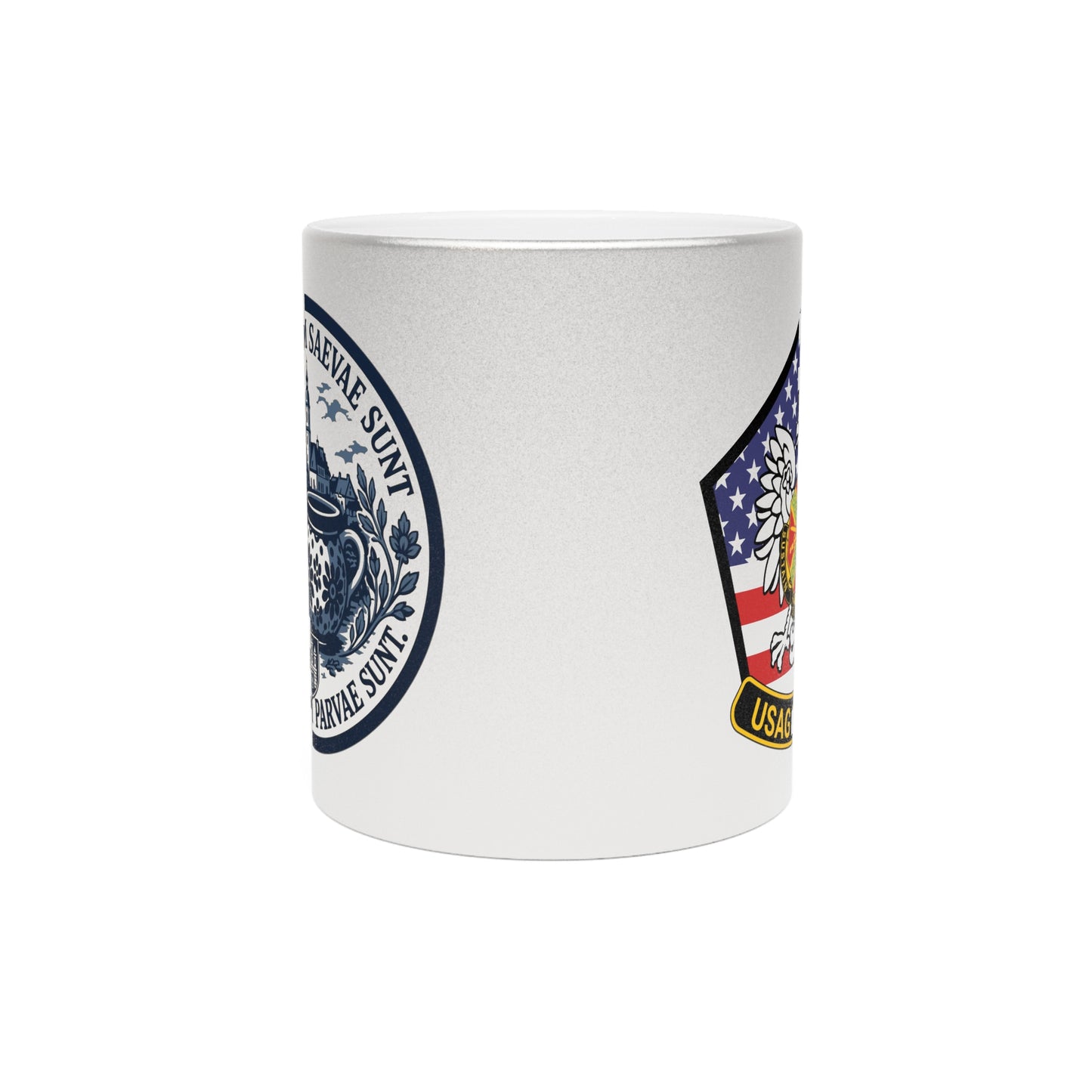 FOS Bolesławiec “Pugnae Tam Saevae Sunt” Metallic Coffee Mug