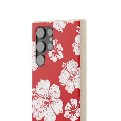 "Hibiscus Hues" Eco Biodegradable Phone Cases - iPhone and Galaxy