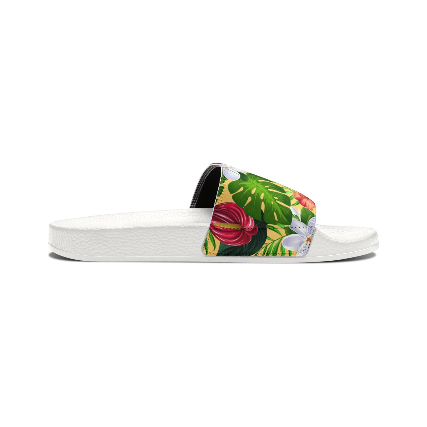 "Jungle Odyssey Hues: Golden Sun" Women's Beach Sandals