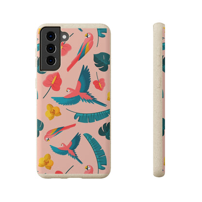 "Colorful Plumage"  Eco Biodegradable Phone Cases - iPhone and Galaxy