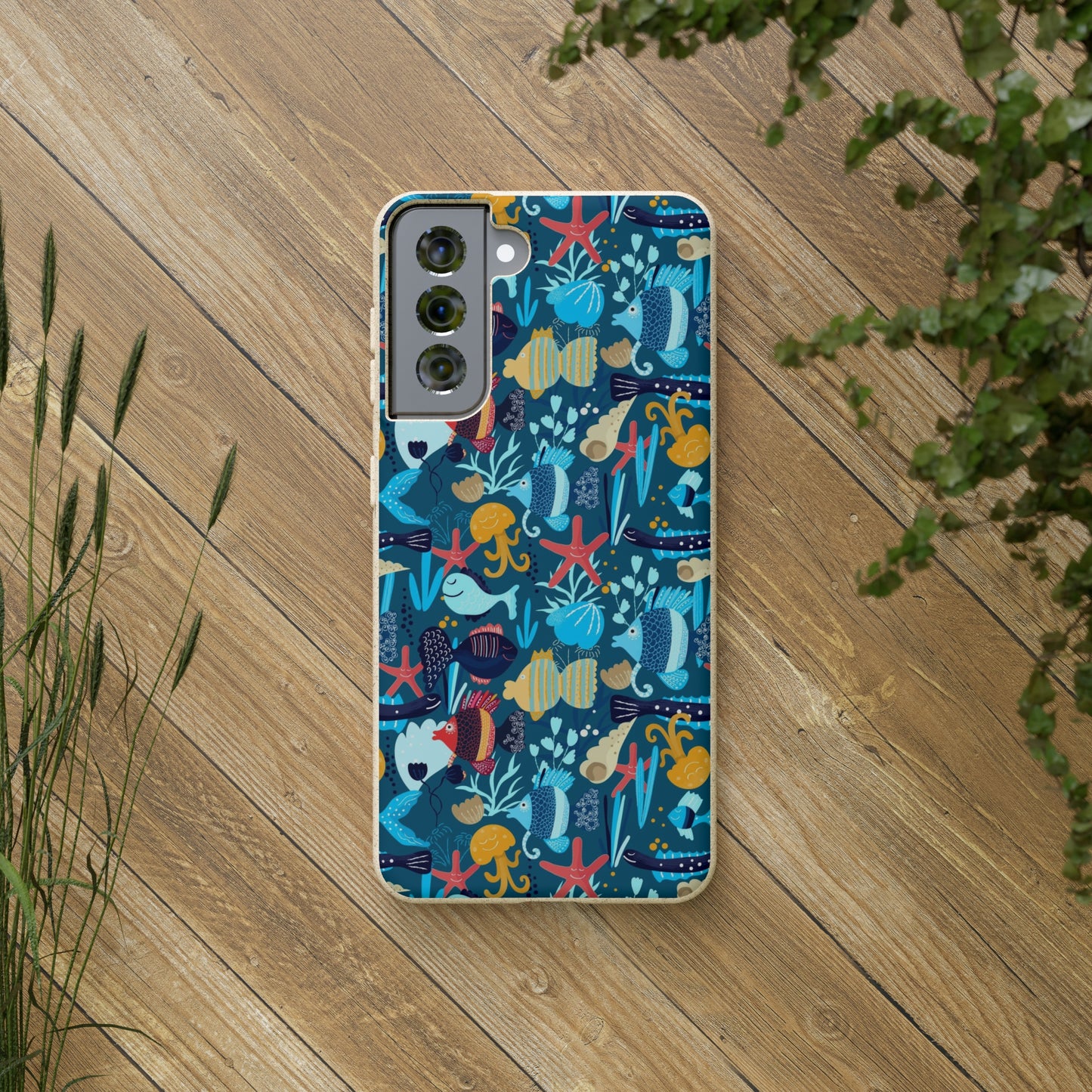 "Aqua Wonderland" Eco Biodegradable Cases - iPhone and Galaxy